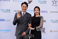[포토] 이휘재-박하나 "오늘 진행 맡았어요"