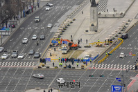 [포토] 철거된 광화문광장 세월호 천막 