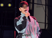 [포토] 헤이즈 쇼케이스 지원나선 쌈디 