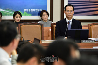 [포토] 의원들의 질문에 답하는 최정호 국토교통부 장관 후보자