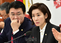 [포토] 대화 나누는 나경원-정용기