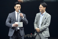 [포토] 서울모터쇼에 등장한 개그맨 김재우