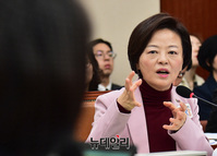 [포토] 의원들의 질문에 답하는 진선미 여가부 장관