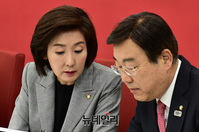 [포토] 대화 나누는 나경원-김종석