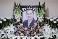 [포토] 폐암투병으로 별세한 배우 故이일재, 서울성모병원 빈소 마련