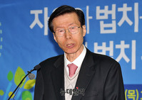 [포토] '변호사연합' 발족식 찾은 김태훈 회장