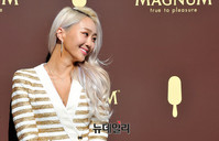 [포토] 효린, 한남동에 나타난 '금발 미녀'