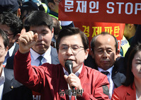 [포토] 광주서 文정권 규탄발언하는 황교안 대표