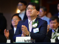[포토] 합동협약식 참석한 장경훈 하나카드 대표