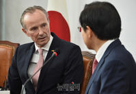 [포토] 황교안 예방한 슈테판 아우어 주한독일대사