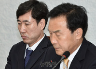 [포토] 바른미래당 최고위원회의 참석한 '손학규-하태경'