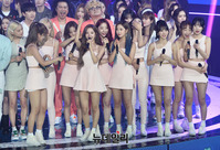 [포토] 걸그룹 우주소녀 "1위 너무 감사해요"