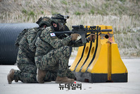 [포토] 한빛부대, 워리어플랫폼 적용 사격 시범