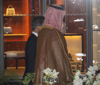 [포토] 에쓰오일 프로젝트 준공 기념식 참석한 '빈 살만' 사우디 왕세자