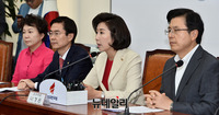 [포토] 한국당 연석회의서 발언하는 나경원 원내대표