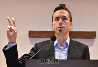 [포토] 이승만 포럼, 강연하는 '데이비드 필즈'