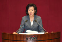 [포토] 교섭단체 대표연설 하는 나경원 원내대표(전문)
