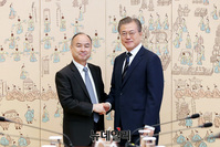 [포토] 청와대 찾은 손정의 소프트뱅크 회장