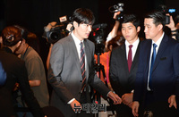 [포토] 세계한국어교육자대회 참석한 배우 이민호