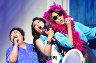 [포토] 뮤지컬 맘마미아서 호흡 맞추는 '최정원-홍지민-박준면'