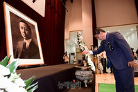 [포토] 이승만 대통령 추모식 참석한 조원진 우리공화당 공동대표