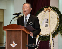 [포토] 추모사하는 신철식 이승만건국대통령 기념사업회 회장