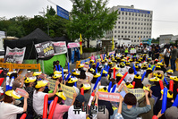 [포토] 서울자사고학부모연합 '자사고 지정취소 철회' 릴레이 집회