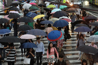 [포토] 기상청, 서울지역 28일까지 최대 300mm 국지성 호우 예보