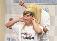 [포토] 부코페 포토타임 갖는 '정태호-심정은' 