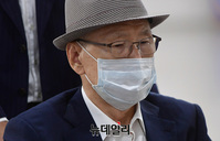 [포토] 법원 출석한 김백준 전 청와대 총무기획관