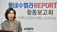 [포토] 나경원 "文 정권, 차베스 정권과 유사"