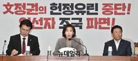 [포토] 한국당 최고위, 모두발언하는 나경원