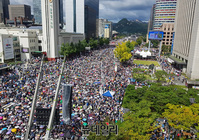 [포토] 文정권 규탄하며 모인 우파시민들