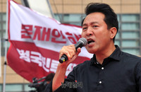 [포토] 조국 장관 규탄하는 오세훈 전 서울시장