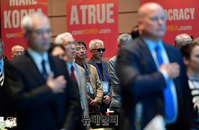 [포토] 한미보수연합대회 참석한 류석춘 교수