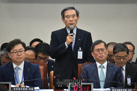 [포토] 답변하는 김병숙 한국서부발전 사장