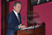 [포토] 2020년도 예산안 설명하는 文 대통령