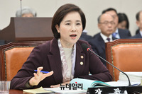 [포토] 의원들 질의에 답하는 유은혜 부총리
