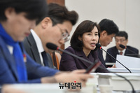 [포토] 유은혜 부총리에게 질의하는 박경미 의원