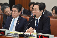 [포토] 의원들 질의에 답하는 성윤모 장관