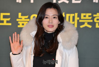 [포토] 네파 따뜻한 세상 캠페인 참석한 전지현