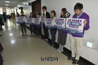 [포토] 어린이안전법 통과촉구 하는 해인·태호 유가족