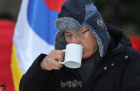 [포토] 나흘째 단식중인 황교안 대표