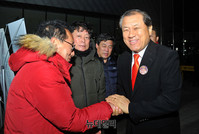 [포토] 황교안 단식농성장 찾은 장경동 목사