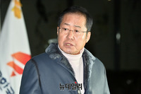 [포토] 황교안 대표 단식장 찾은 홍준표