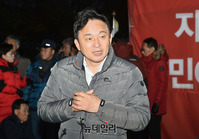 [포토] 황교안 위로방문 한 원희룡 제주지사