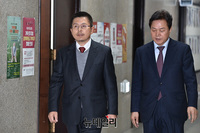 [포토] 총선기획단 회의 입장하는 '황교안-박완수'