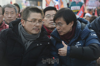 [포토] 대화나누는 '황교안-조경태'