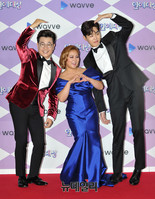 [포토] 김성주-박나래-조정식 "연예대상 MC 맡았어요"