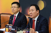 [포토] 발언하는 염동열 자유한국당 인재영입위원장